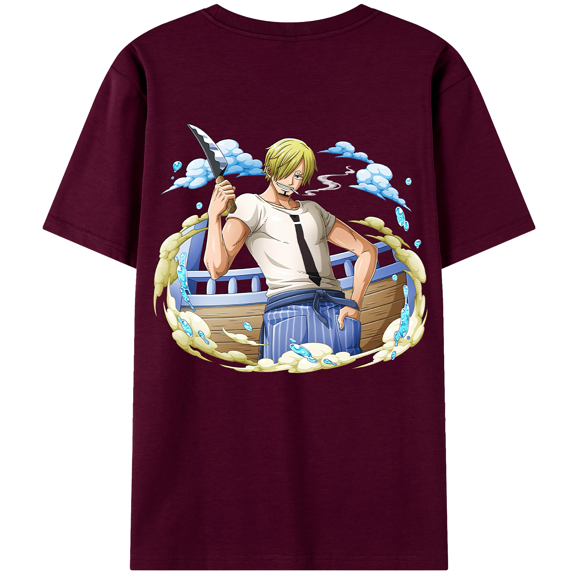 （画像用） ワンピース サンジ ONE PIECE Sanji レディース半袖Tシャツ(バックプリント)